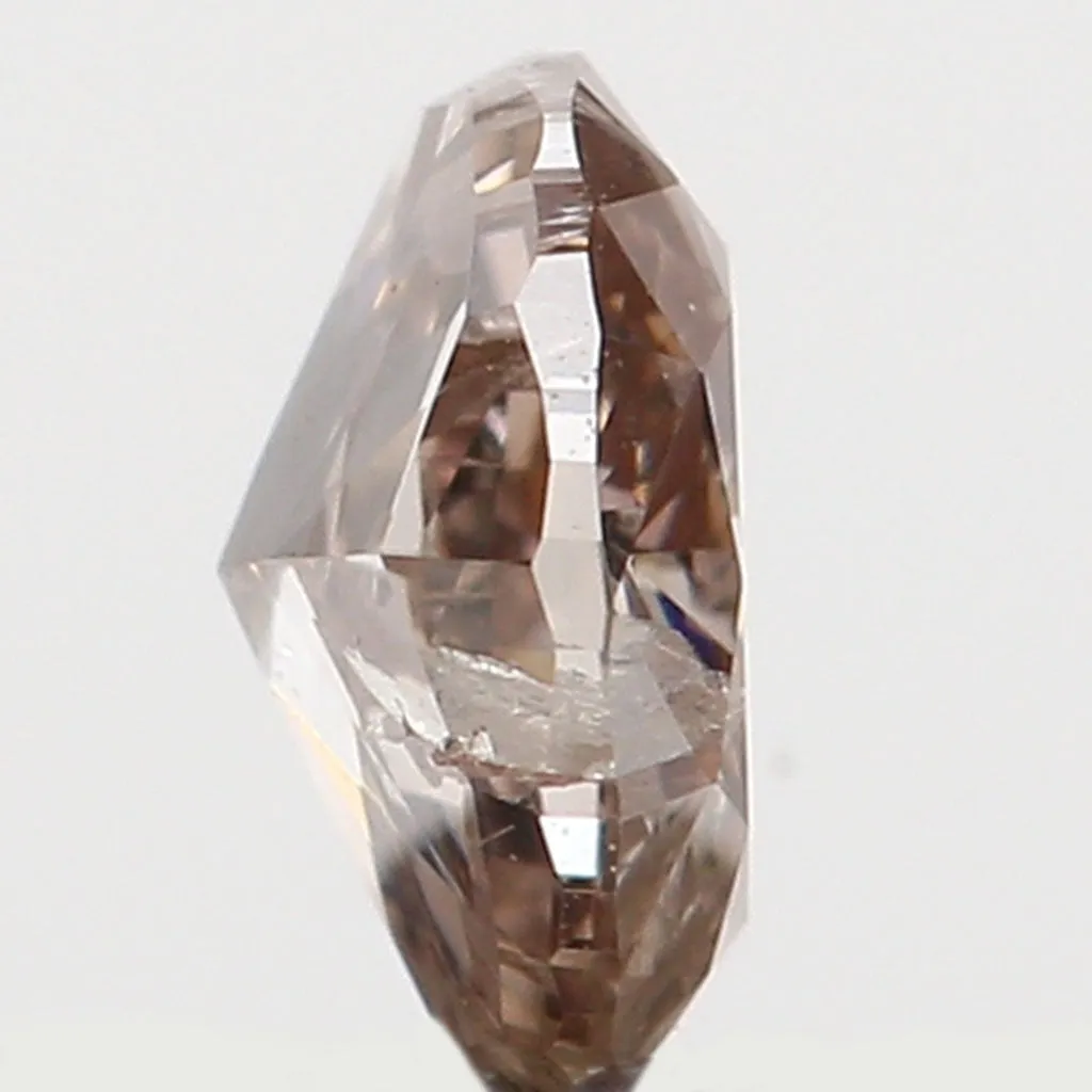 0.15 Ct Natural Loose Diamond, Oval Diamond, Brown Diamond, Antique Diamond, Rustic Diamond, Polished Diamond, Real Diamond L544