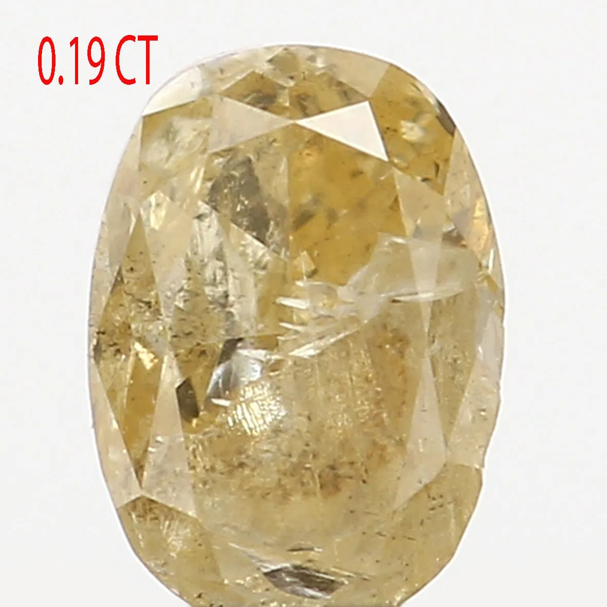 0.19 Ct Natural Loose Diamond, Oval Diamond, Yellow Diamond, Antique Diamond, Oval Cut Diamond, Rustic Diamond, Real Diamond L53