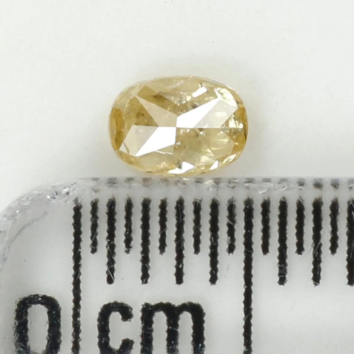 0.19 Ct Natural Loose Diamond, Oval Diamond, Yellow Diamond, Antique Diamond, Oval Cut Diamond, Rustic Diamond, Real Diamond L53