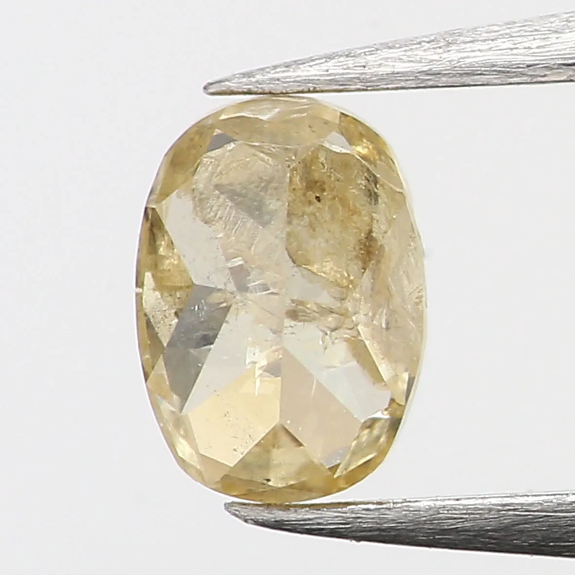 0.19 Ct Natural Loose Diamond, Oval Diamond, Yellow Diamond, Antique Diamond, Oval Cut Diamond, Rustic Diamond, Real Diamond L53