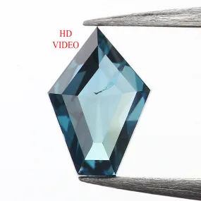 0.25 Ct Natural Loose Diamond, Shield Cut Diamond, Blue Color Diamond, Rose Cut Diamond, Real Rustic Diamond, Antique Diamond KR