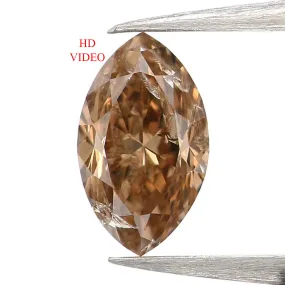 0.29 Ct Natural Loose Diamond, Marquise Diamond, Brown Diamond, Marquise Cut Diamond, Polished Diamond, Rose Cut Diamond L562