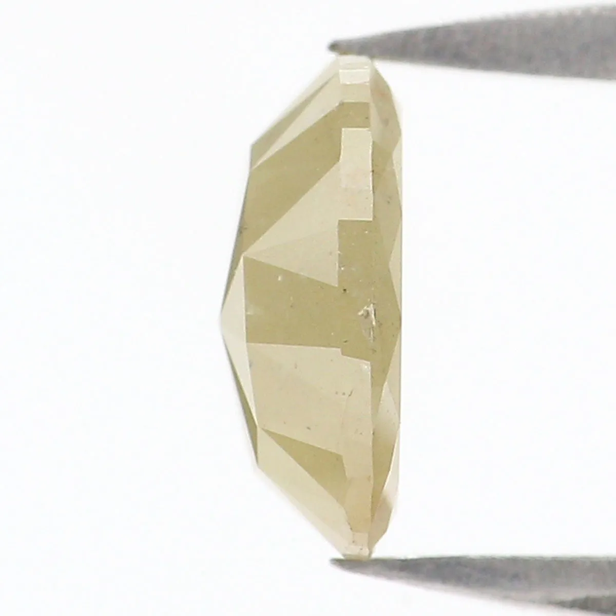 0.80 CT Natural Loose Oval Shape Diamond Yellow Color Oval Cut Diamond 7.00 MM Natural Loose Diamond Yellow Oval Rose Cut Diamon