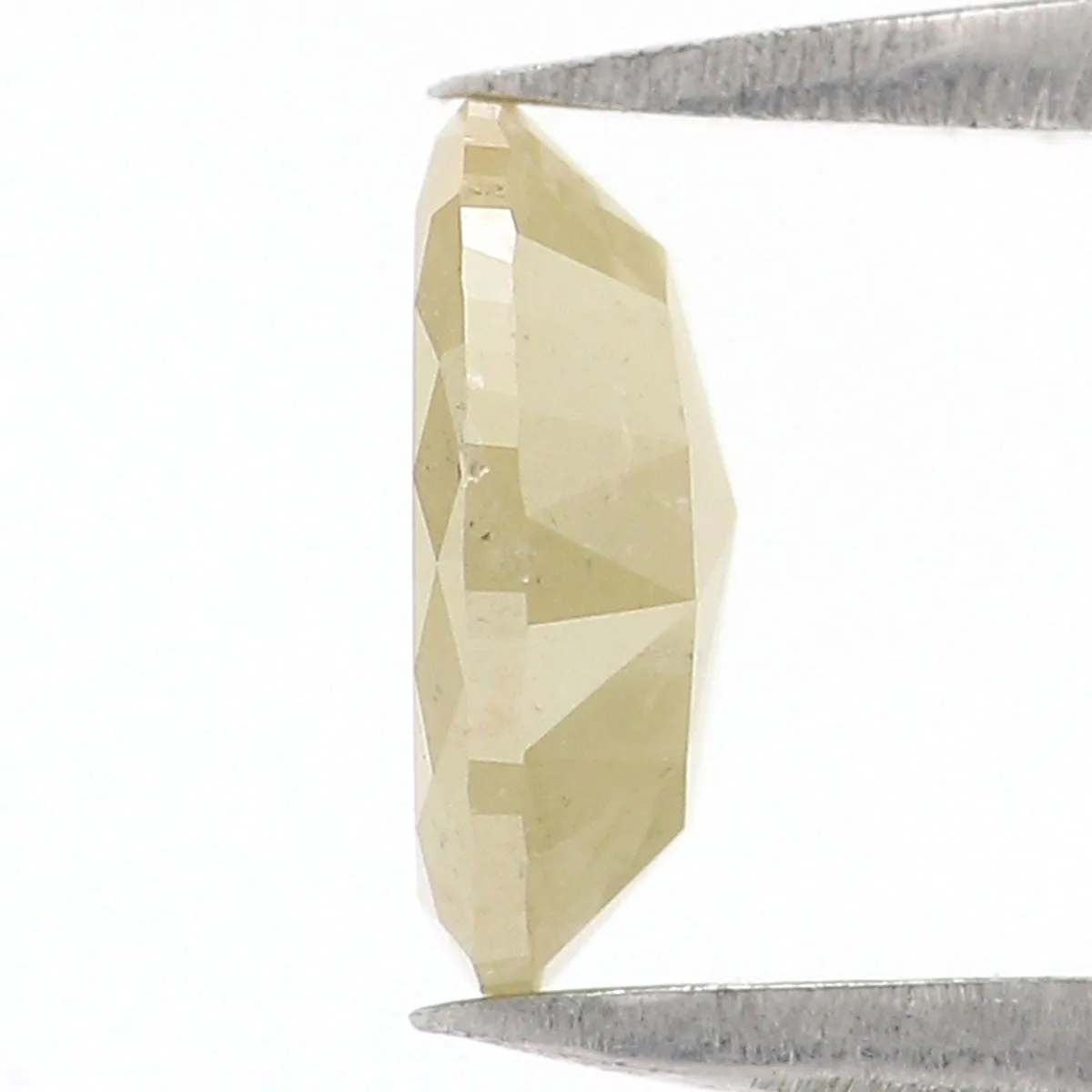 0.80 CT Natural Loose Oval Shape Diamond Yellow Color Oval Cut Diamond 7.00 MM Natural Loose Diamond Yellow Oval Rose Cut Diamon