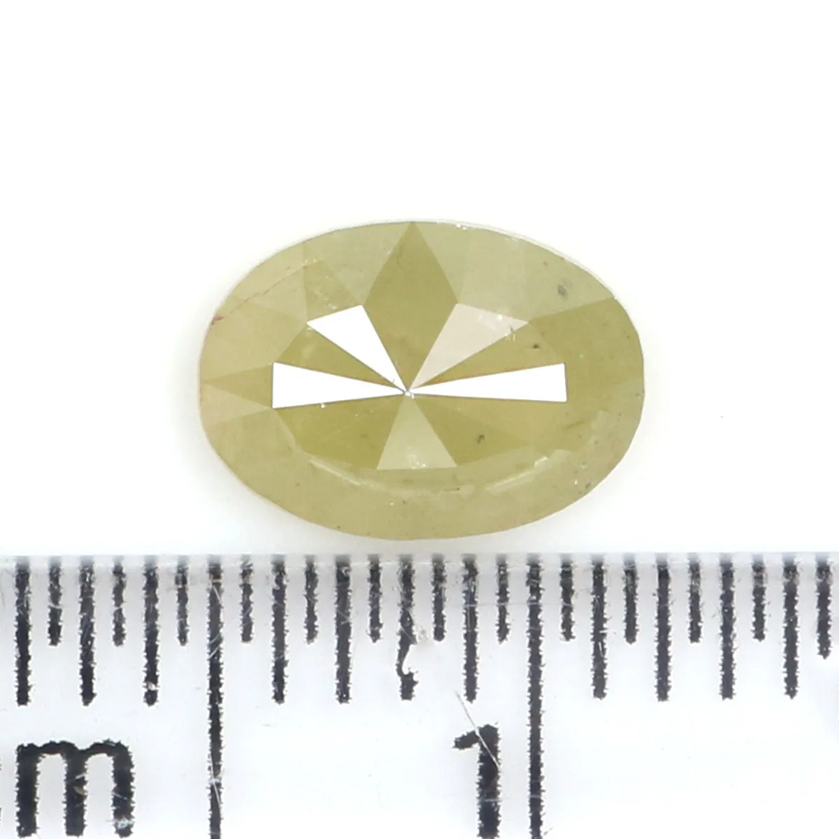 0.80 CT Natural Loose Oval Shape Diamond Yellow Color Oval Cut Diamond 7.00 MM Natural Loose Diamond Yellow Oval Rose Cut Diamon