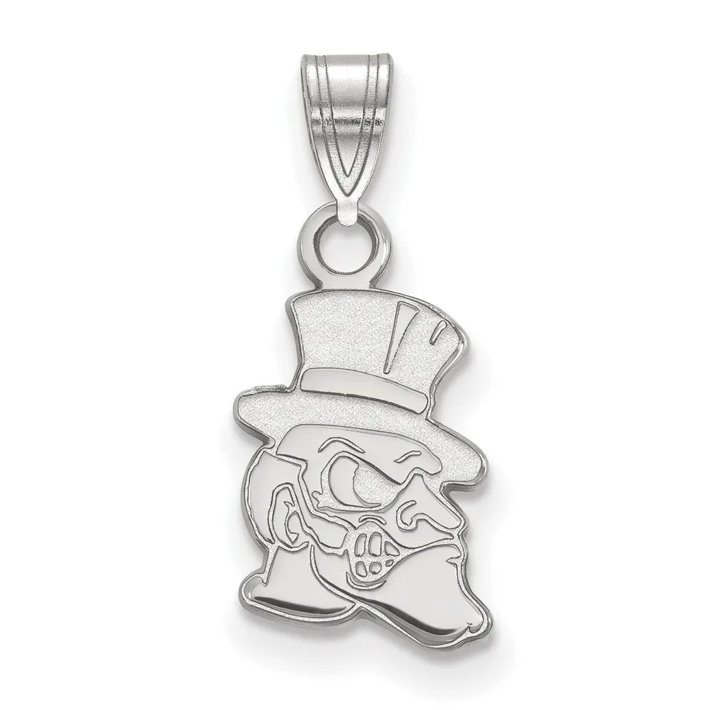 10k White Gold Wake Forest U. Small Mascot Pendant