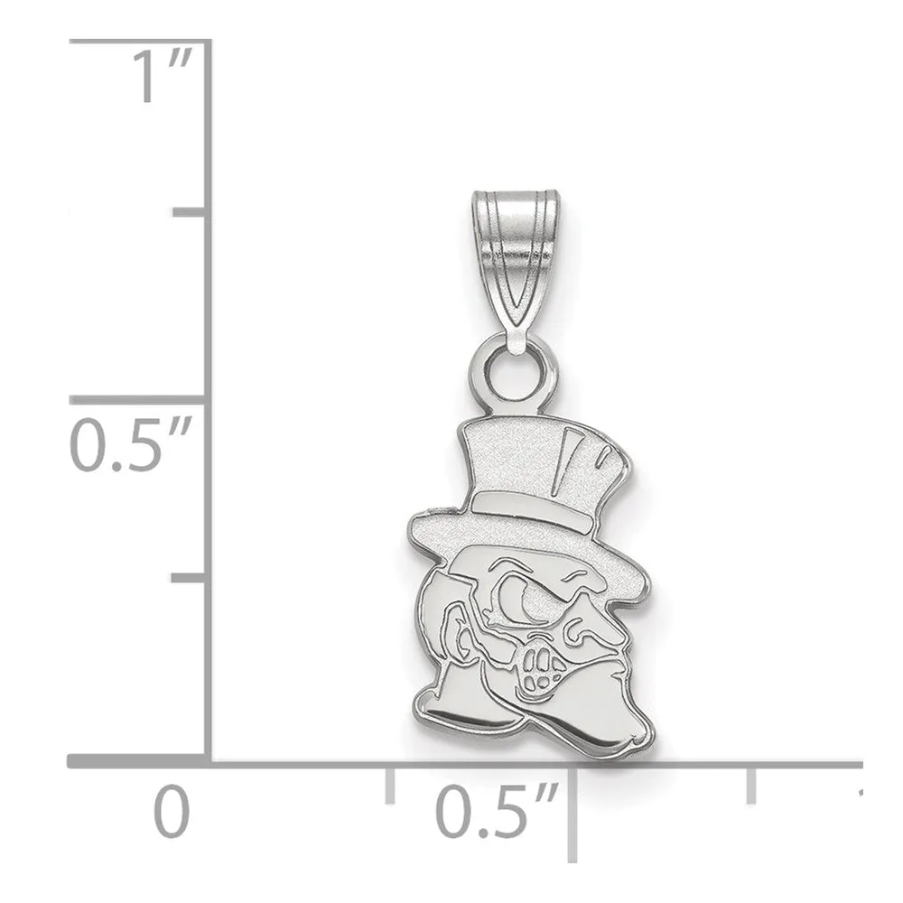 10k White Gold Wake Forest U. Small Mascot Pendant