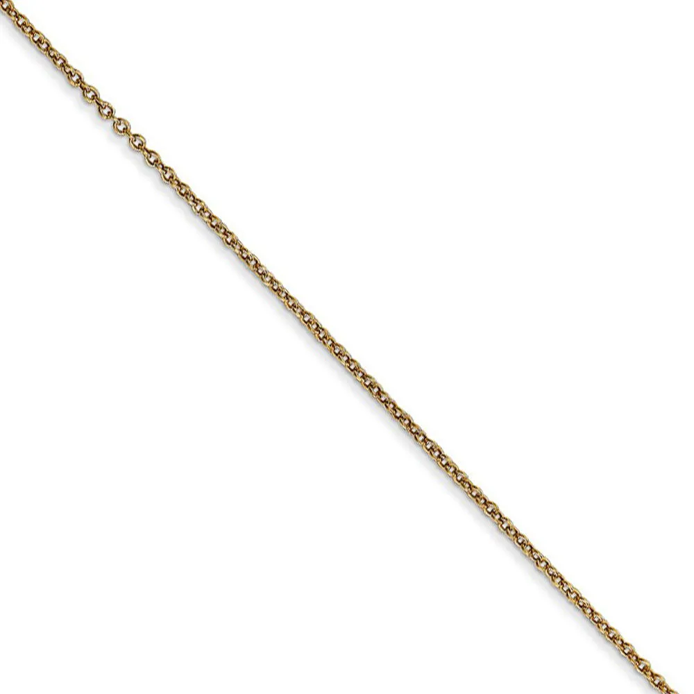 14k Yellow Gold Diamond Cut Basketball and Net Necklace