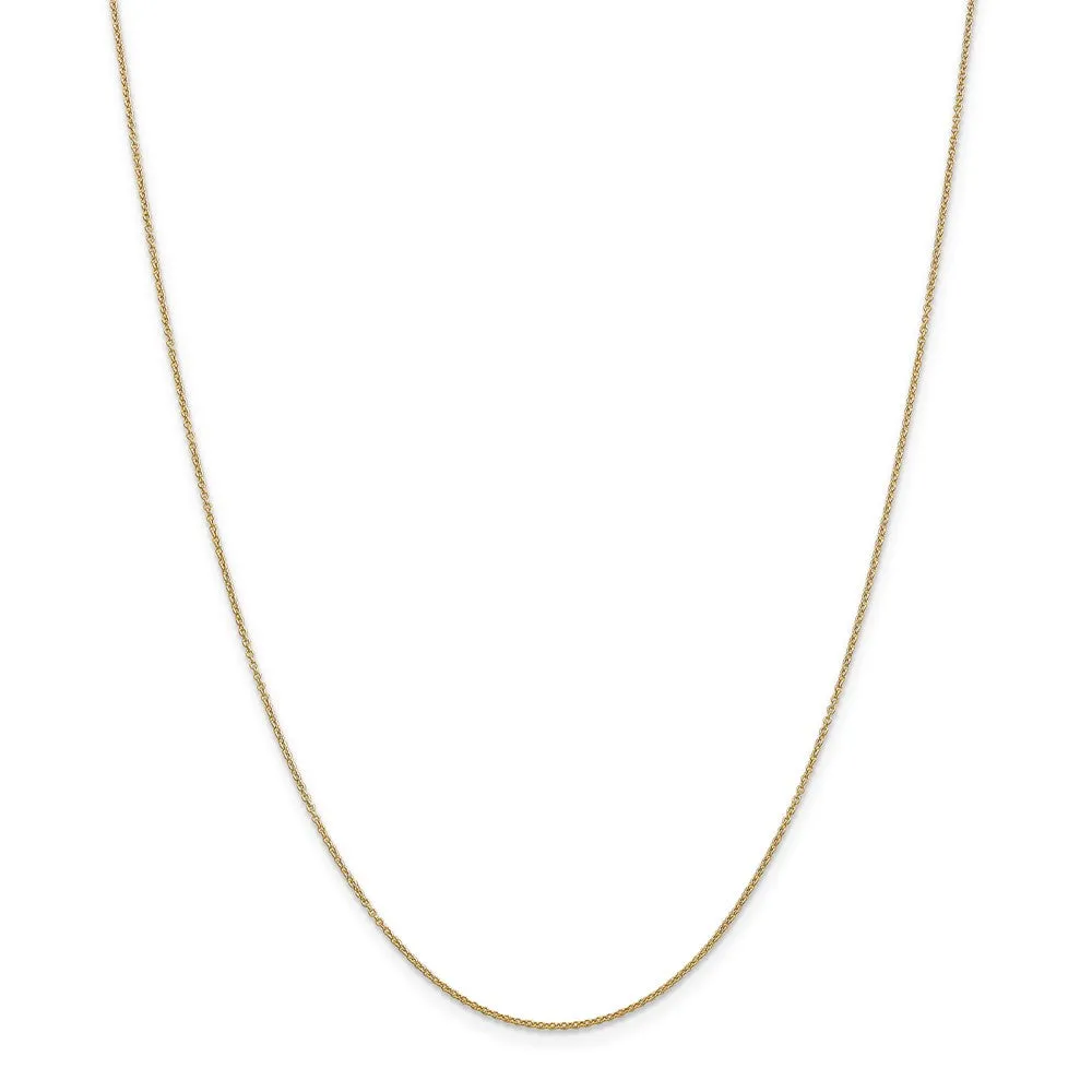 14k Yellow Gold Diamond Cut Basketball and Net Necklace