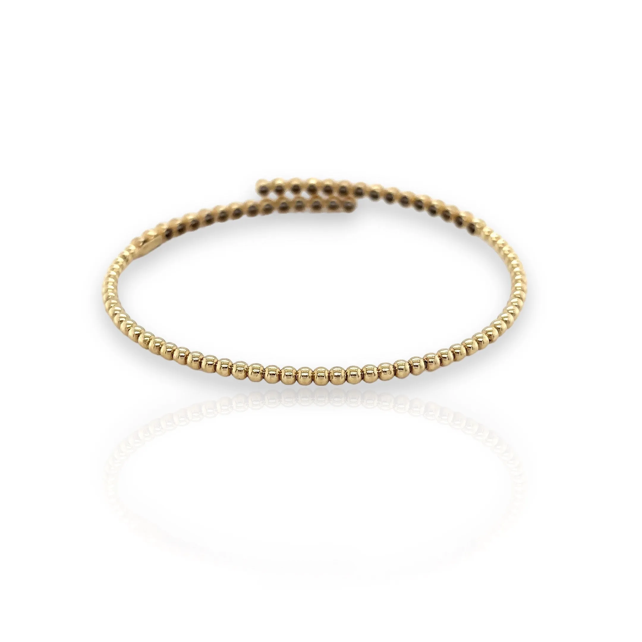 14kt Gold 0.45 CTW Diamond Cuff Bracelet