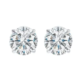 14KT WHITE GOLD DIAMOND (1 1/2CTW) EARRING