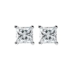 14KT WHITE GOLD DIAMOND (1 1/5CTW) EARRING