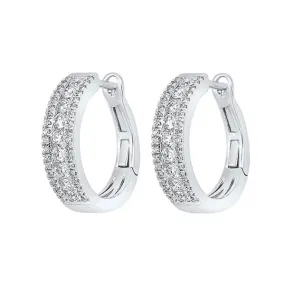 14KT WHITE GOLD DIAMOND (3/4CTW) EARRING