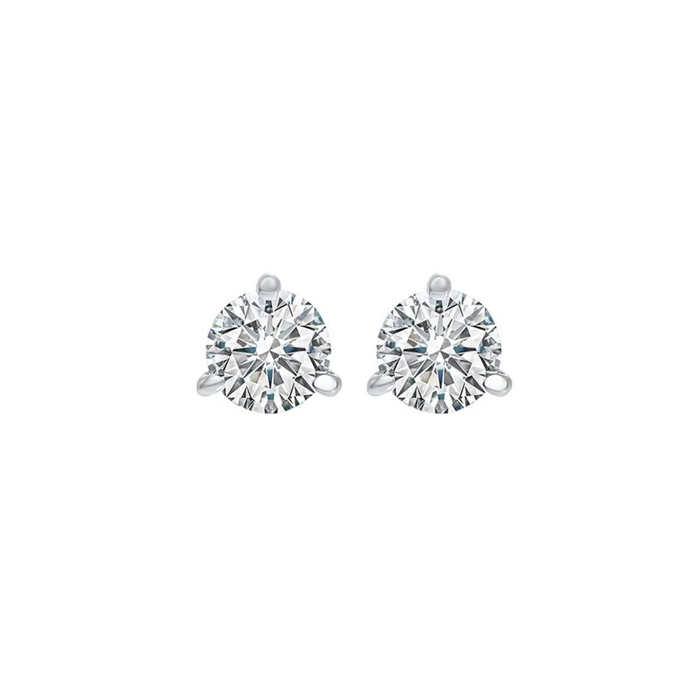 18KT WHITE GOLD DIAMOND (1/3CTW) EARRING