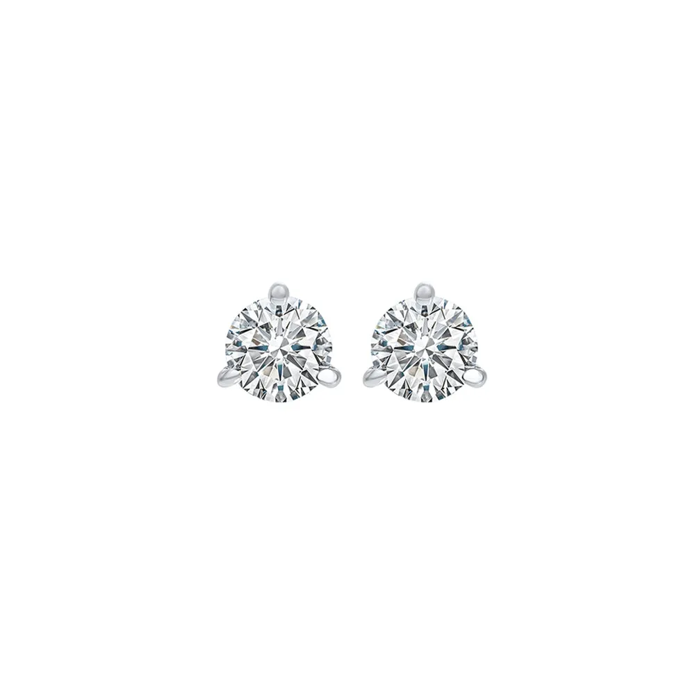 18KT WHITE GOLD DIAMOND (1/5CTW) EARRING