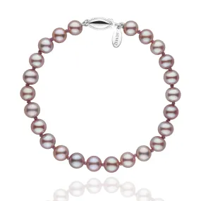 6.5-7.0 mm Lavender Freshadama Pearl Bracelet