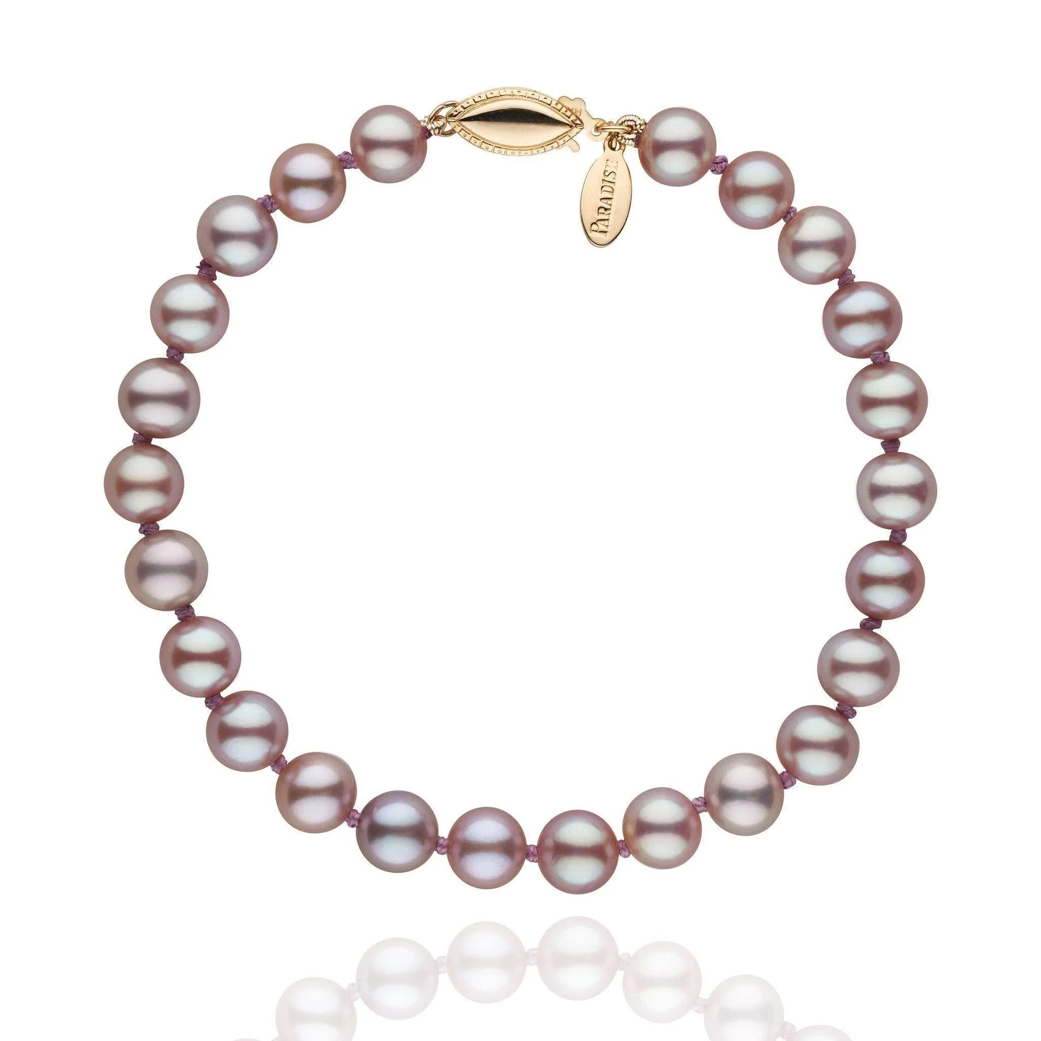 6.5-7.0 mm Lavender Freshadama Pearl Bracelet