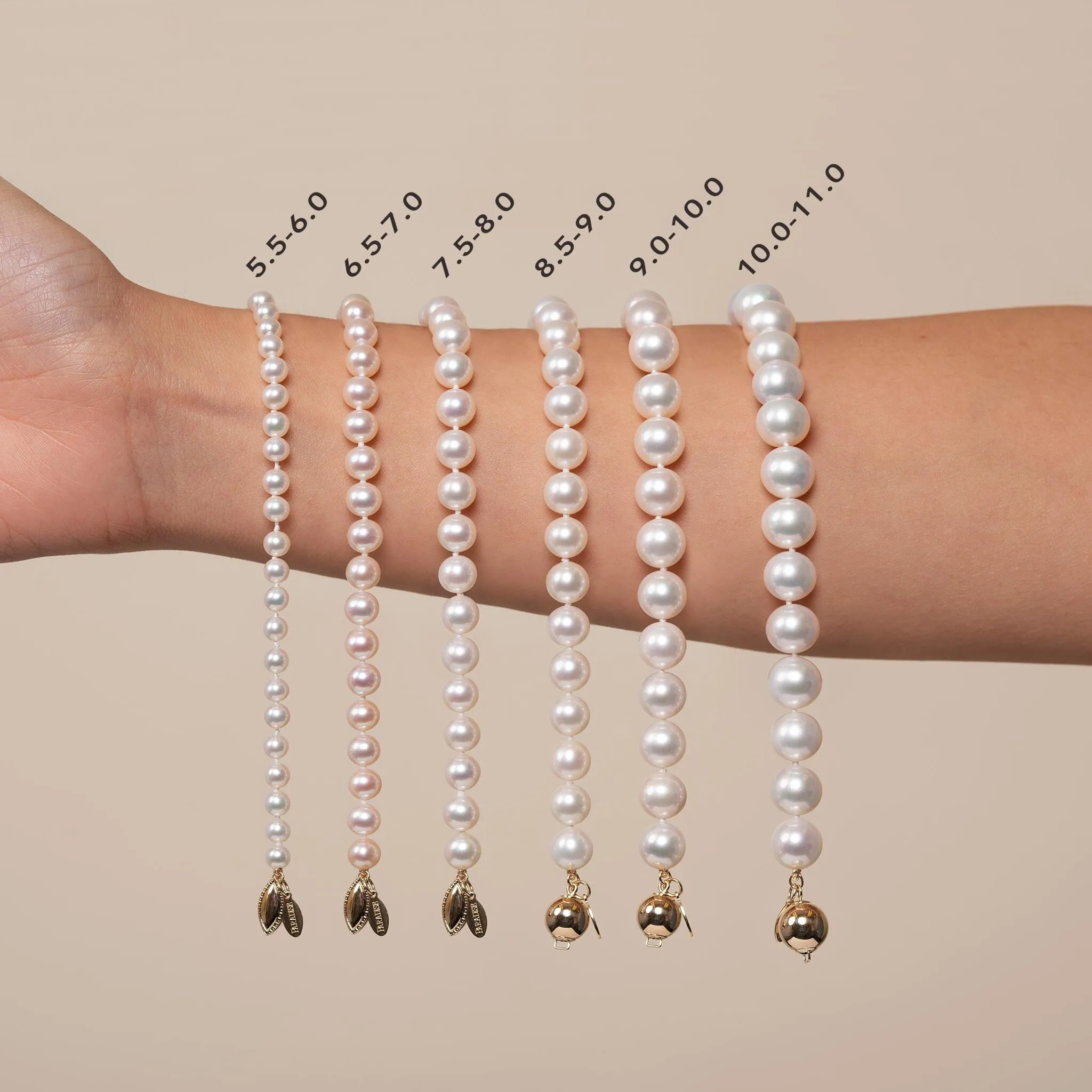 6.5-7.0 mm White Freshadama Pearl Bracelet