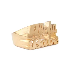 Aloha Babe Ring