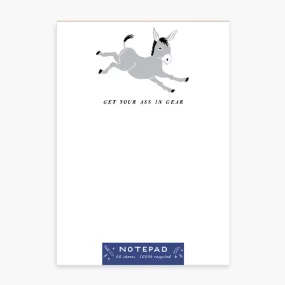 Ass In Gear Notepad