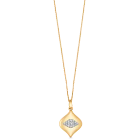 Aurora Illusion Small Marquise Pendant Illusion Necklace