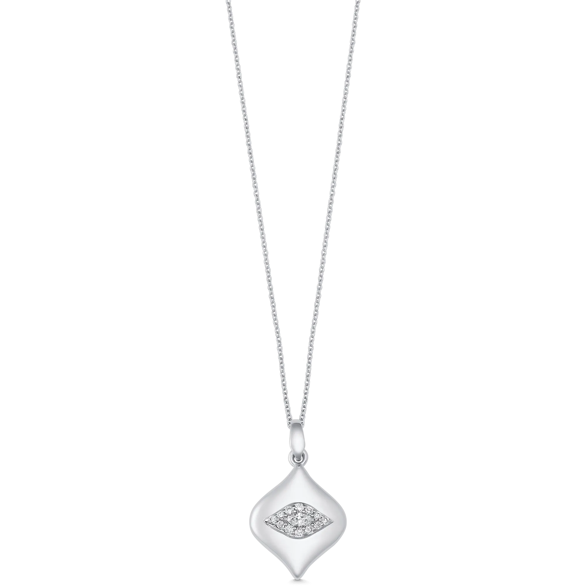 Aurora Illusion Small Marquise Pendant Illusion Necklace