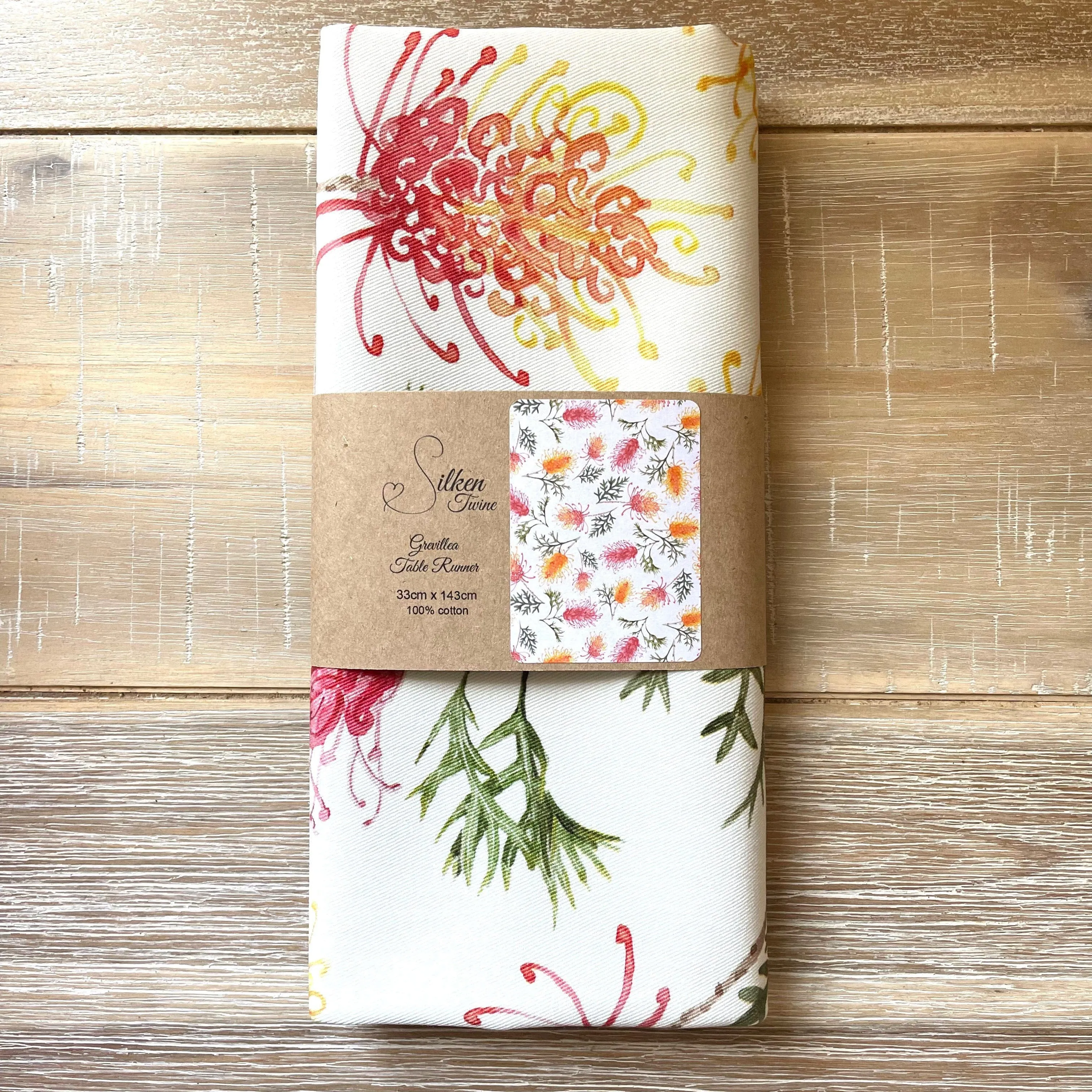 Australian Grevillea Table Runner