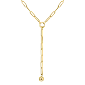 Ball & Chain Lariat Necklace