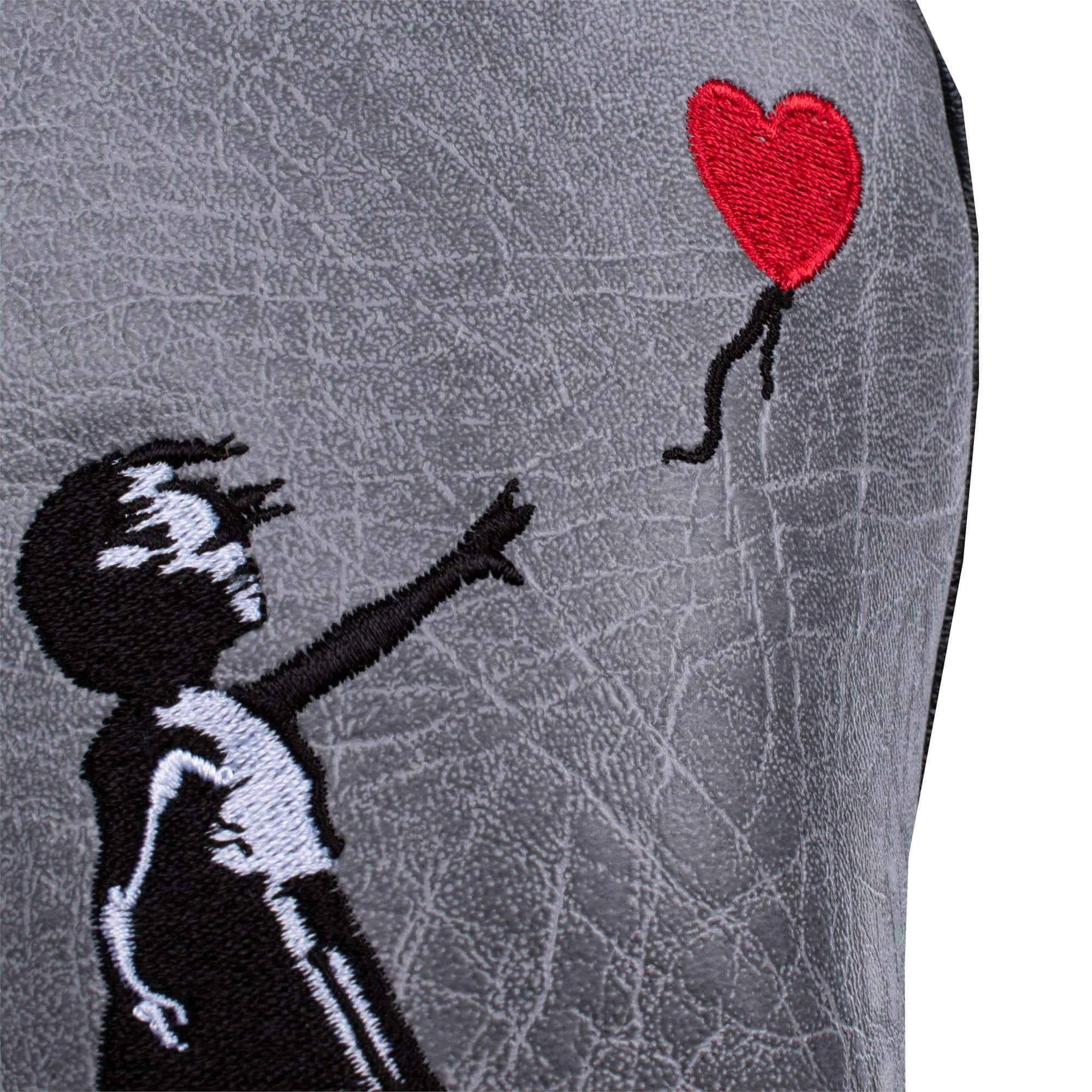 Banksy Girl With Heart Balloon Fairway Wood Headcover Grey