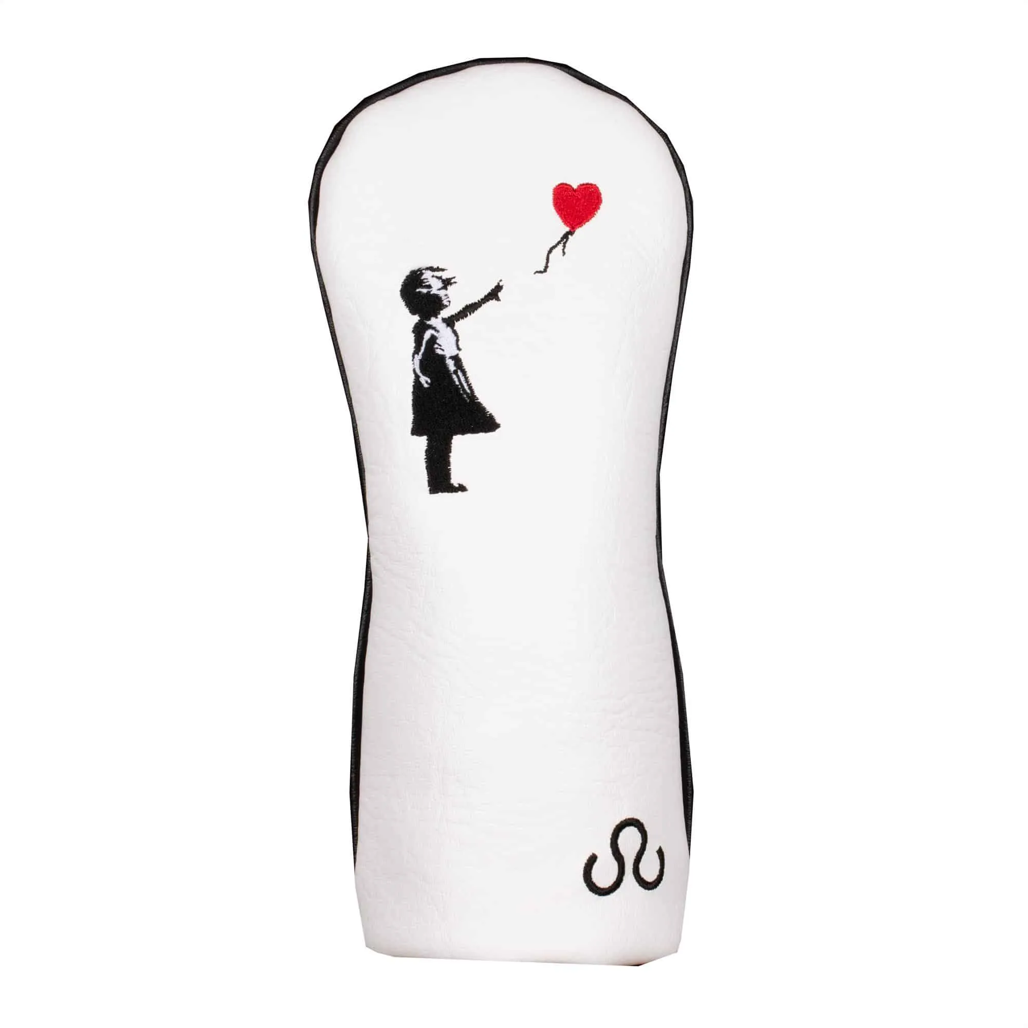 Banksy Girl With Heart Balloon Fairway Wood Headcover White