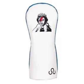 Banksy Queen x Bowie Fairway Wood Headcover White