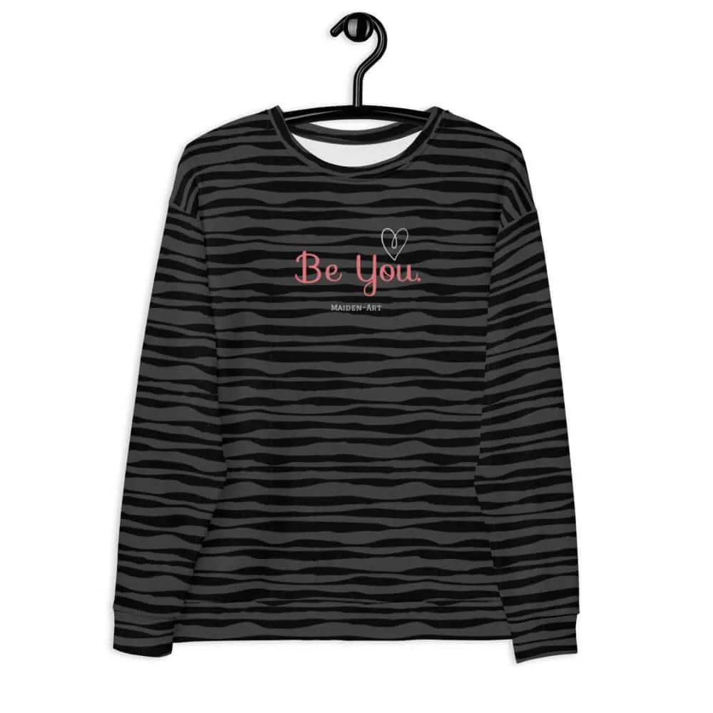 Be You - Sweatshirt - ZEBRA BLACK.