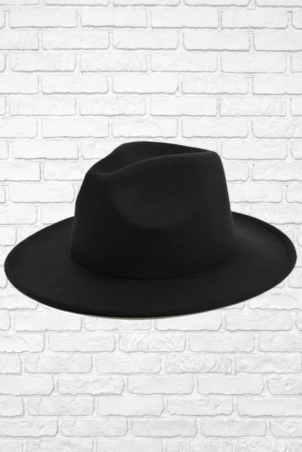 Black Wide Brim Hat