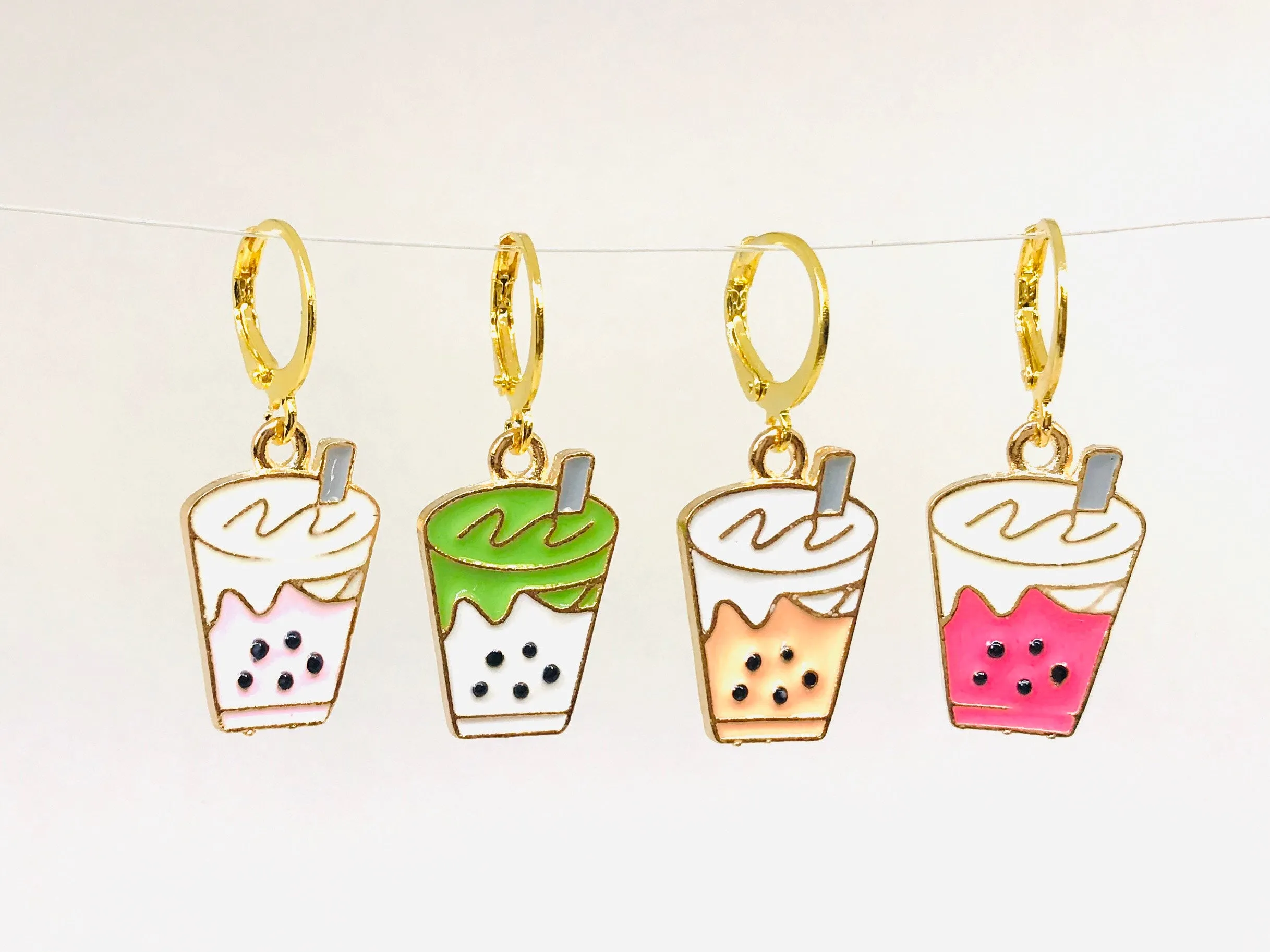 Boba Tea Earrings