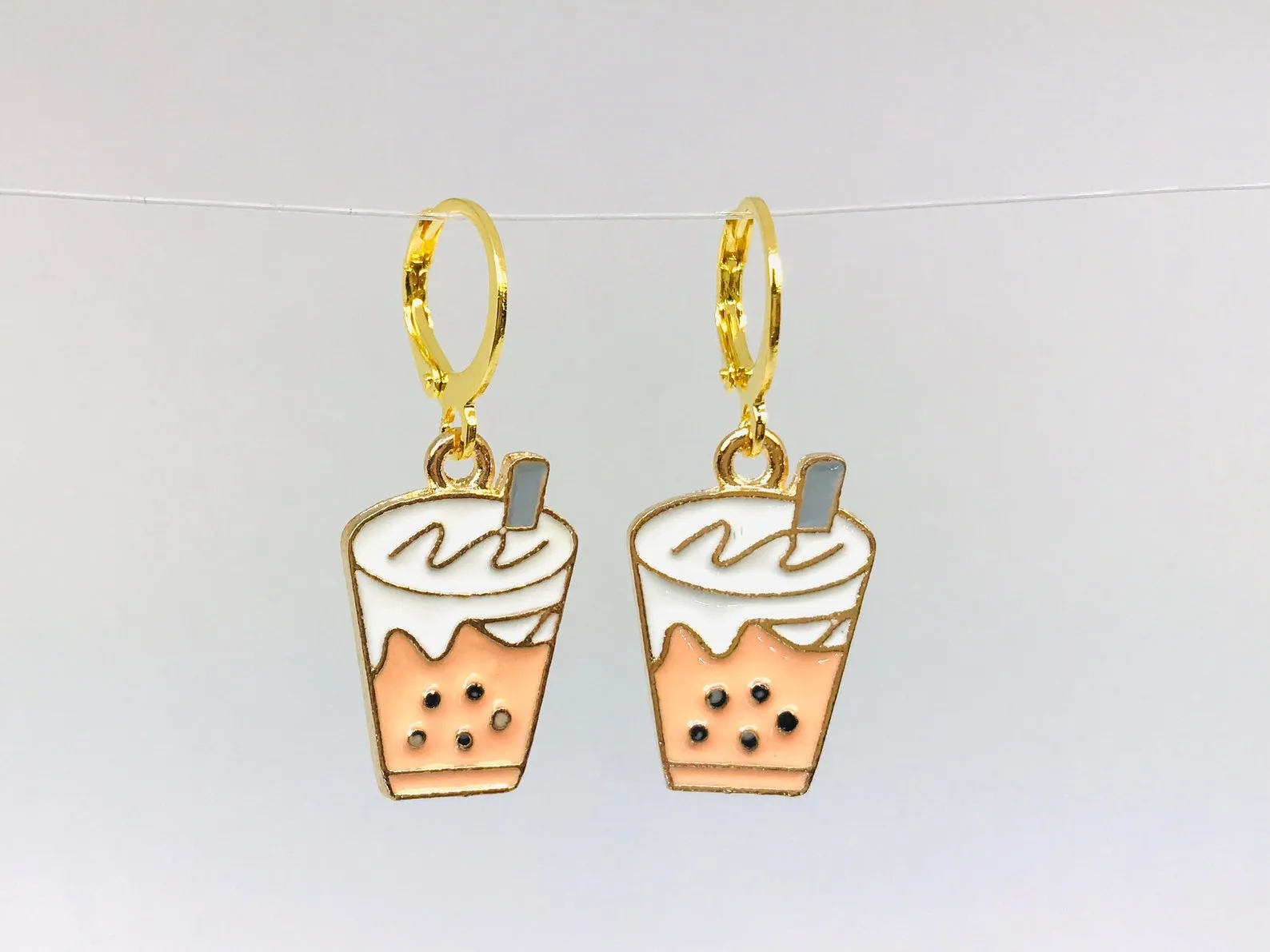 Boba Tea Earrings