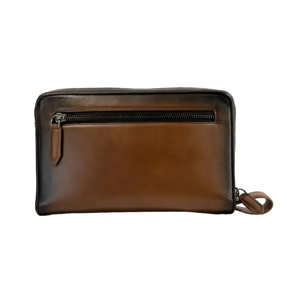 BOC00PA - CUADRA BAG OSTRICH LEG COWHIDE BLACK