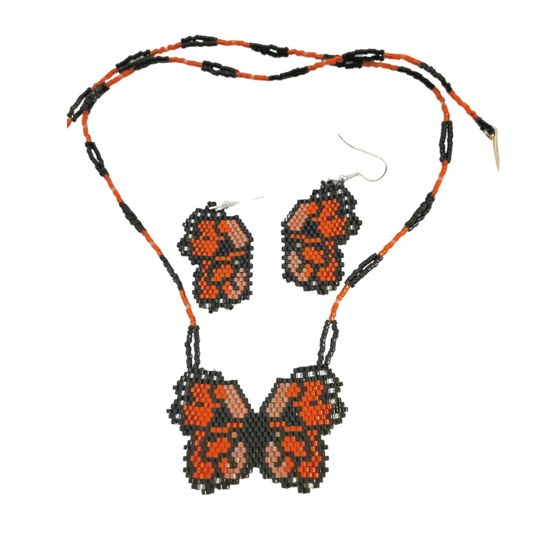 Butterfly Necklace and Earrings Set