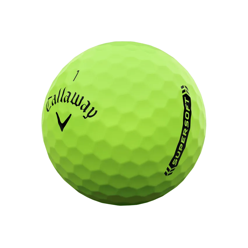 Callaway Supersoft 2023 Golf Balls - Matte Green