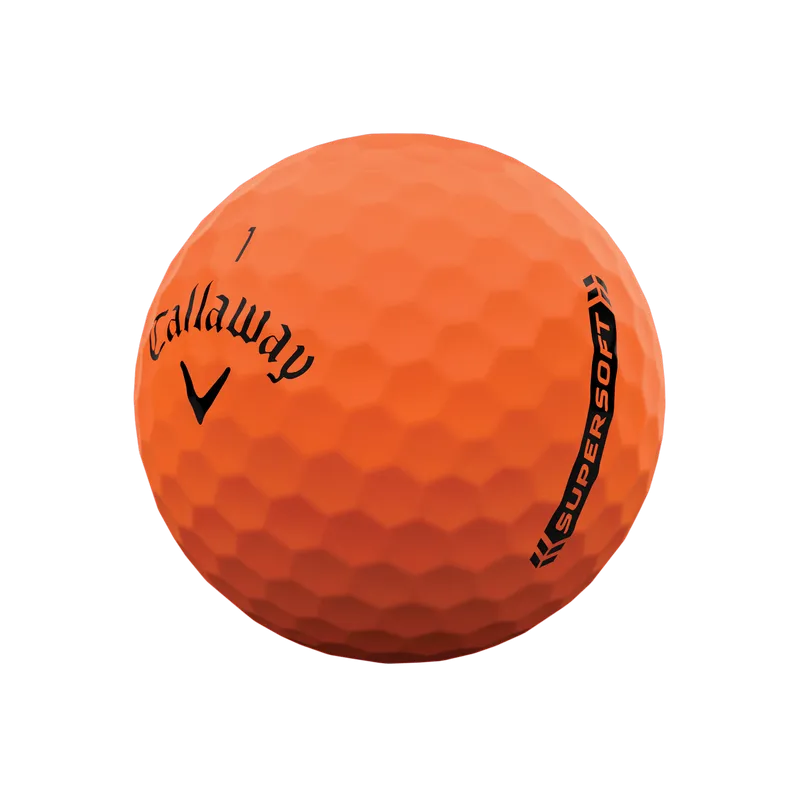 Callaway Supersoft 2023 Golf Balls - Matte Orange