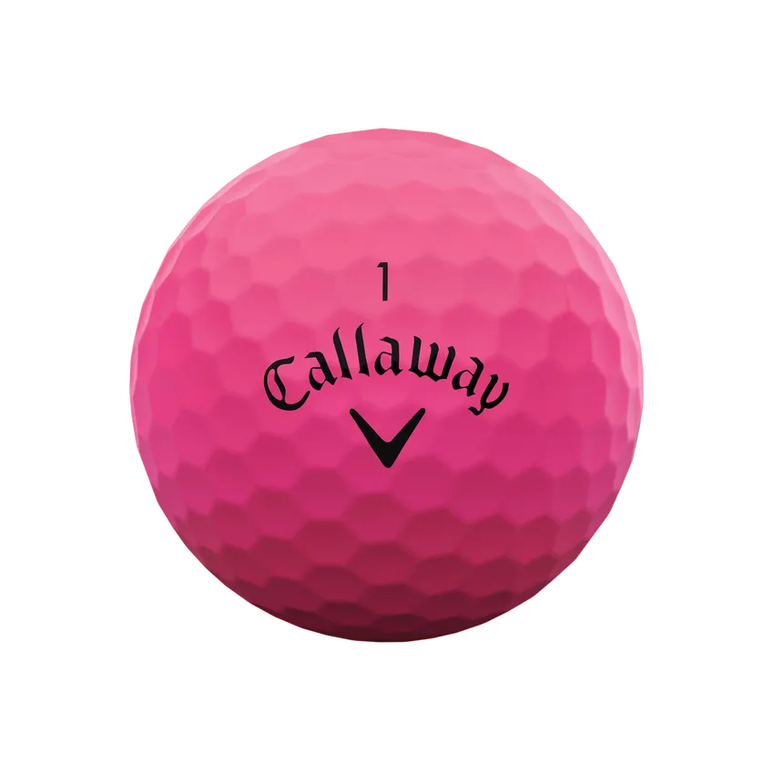 Callaway Supersoft 2023 Golf Balls - Matte Pink