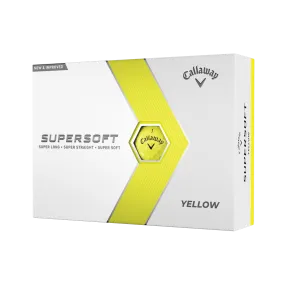 Callaway Supersoft 2023 Golf Balls - Yellow