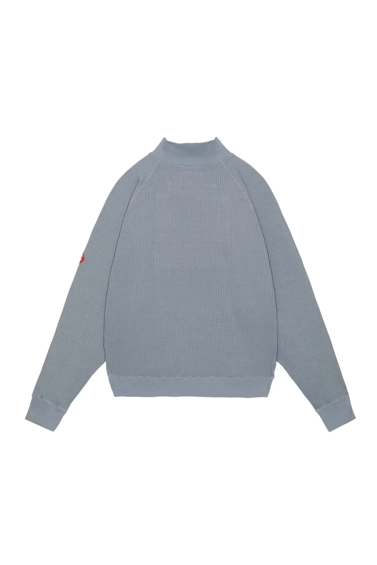 CAV EMPT - OVERDYE WIDE RIB CUT HALF ZIP