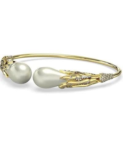 Clartè Women's Gold Blossom Bangle