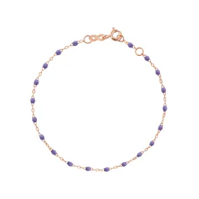 Classic Gigi Mauve bracelet, Rose Gold, 6.7