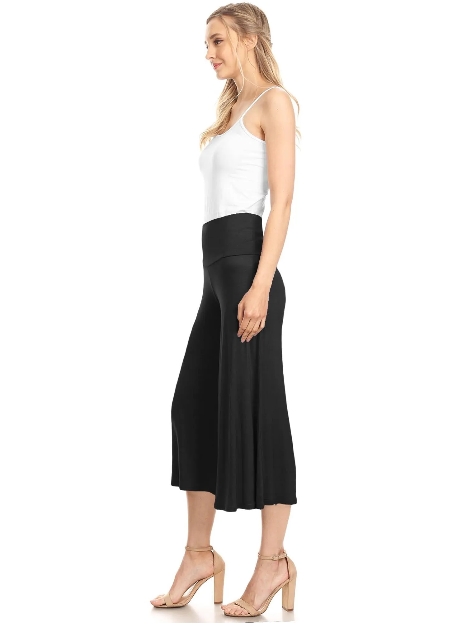 Cropped Wide Leg Lounge Pant