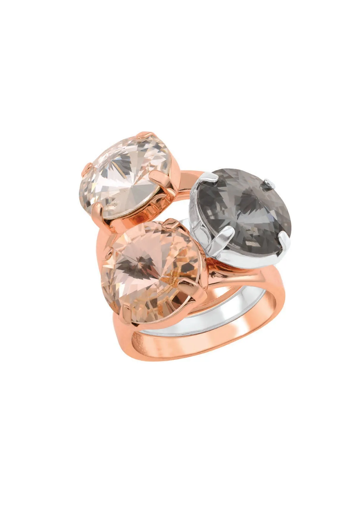 Crystal Rivoli Ring