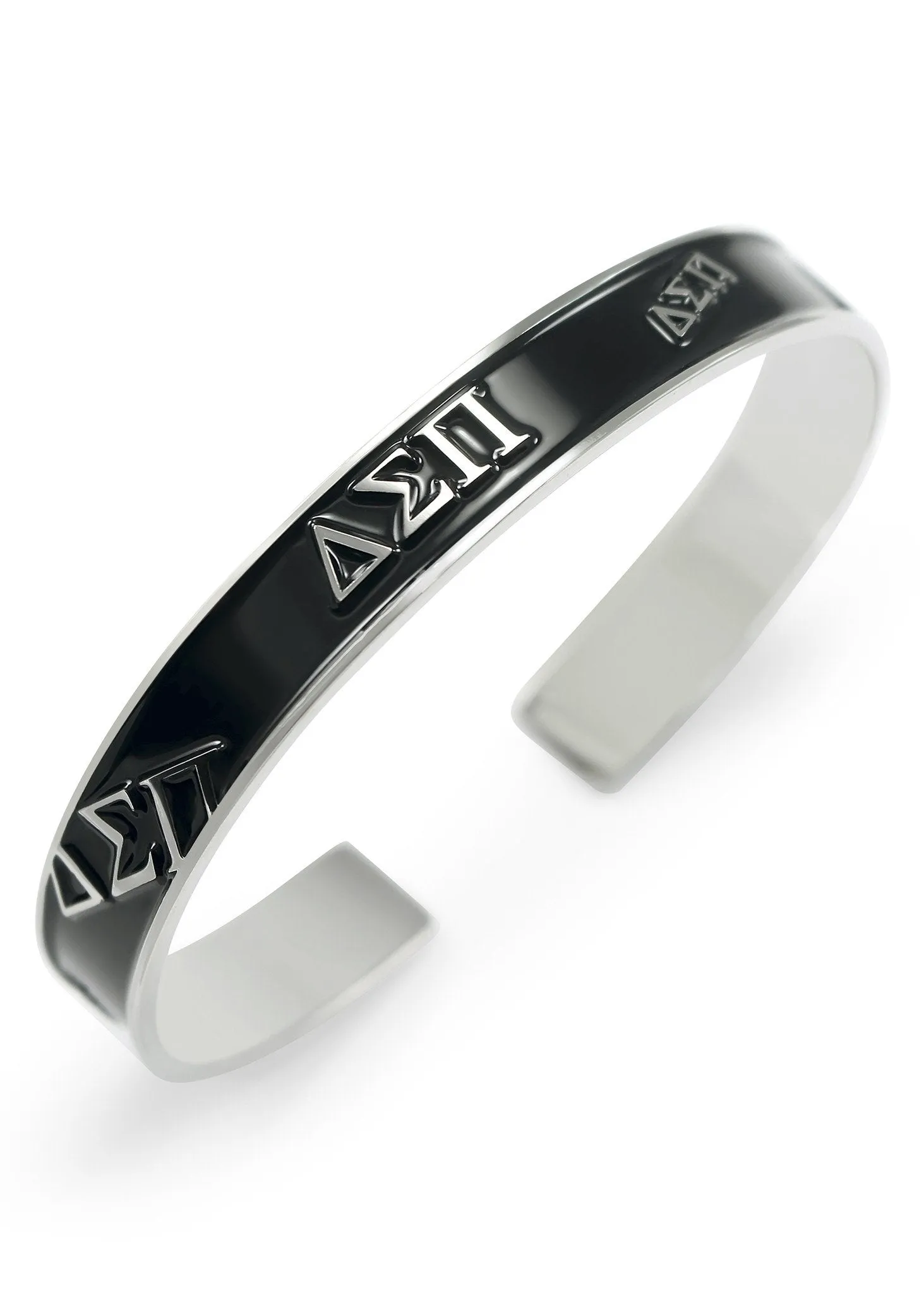 Delta Sigma Pi Bangle Cuff Bracelet (Multi Colors Available)