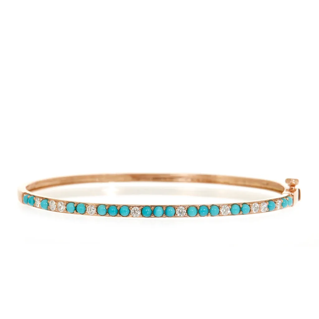 Demi Turquoise Sparkle Bangle