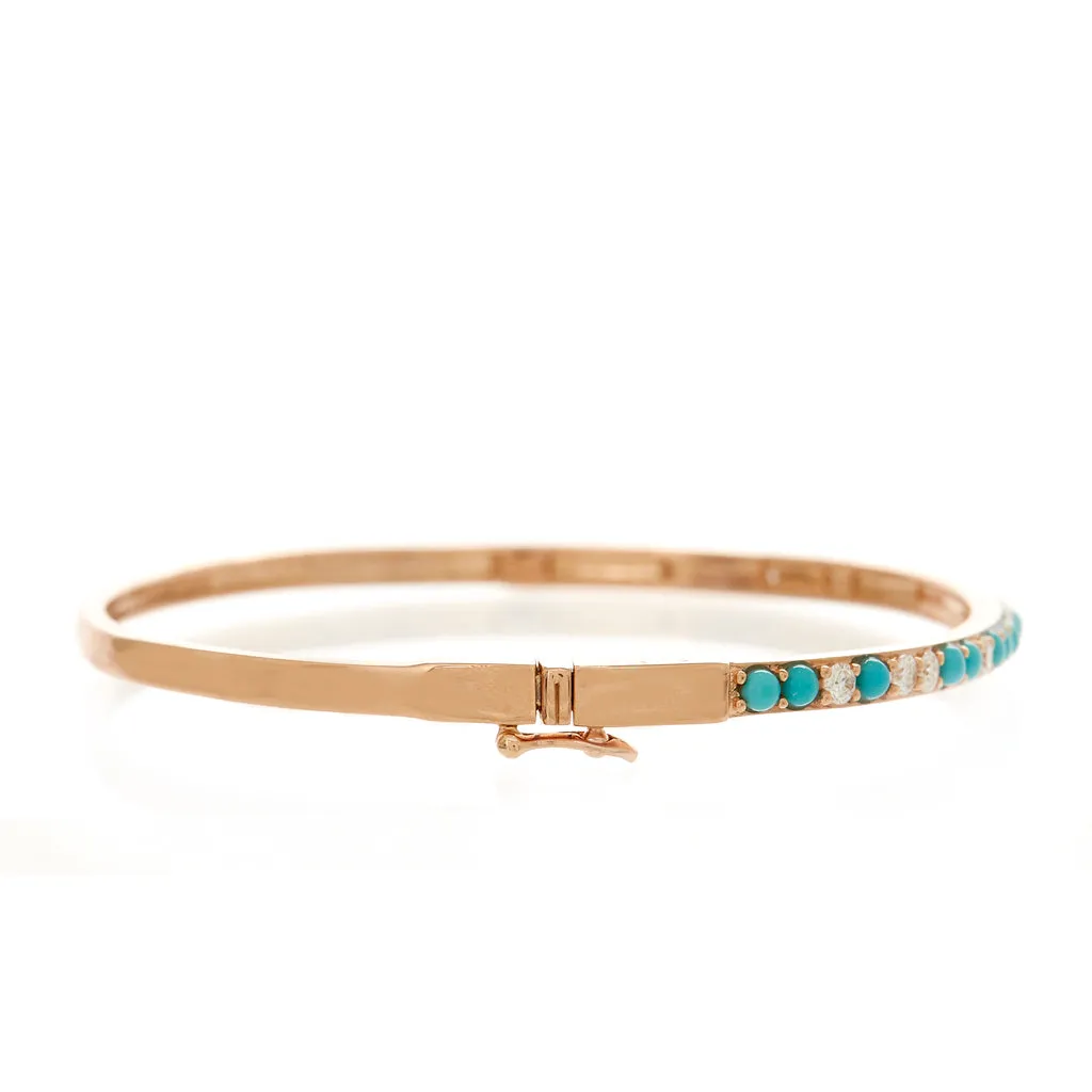 Demi Turquoise Sparkle Bangle