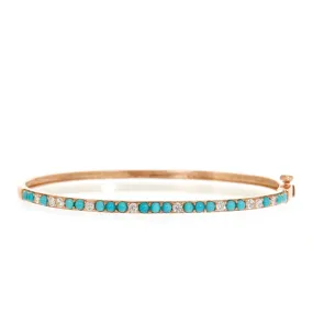 Demi Turquoise Sparkle Bangle